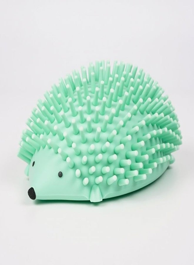 GNOLY فرشاة تنظيف القنفذ من GNOLY Pets - أداة ناعمة من المطاط الحراري لتخفيف الحكة للكلاب والقطط - مثالية للتدليك والتحكم في تساقط الشعر والاسترخاء وروتين العناية اليومي (قطعة واحدة) (أخضر) - Image 1